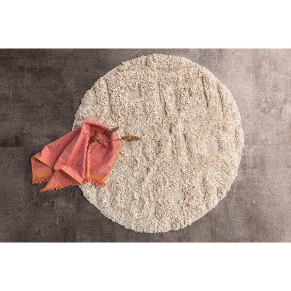 Tapis en coton Kleva - Ecru Tapis en coton Kleva - Ecru