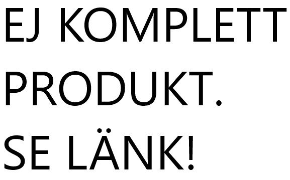 Elektrisk ppen spis Willburn III dekorationsbrasa - Svart - kolli 1 - OBS! Ej komplett produkt!