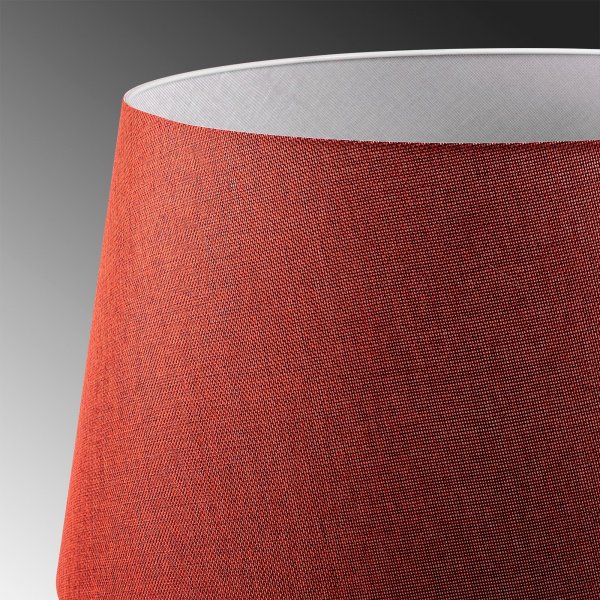 Tripod golvlampa - Vit/röd Tripod golvlampa - Vit/röd