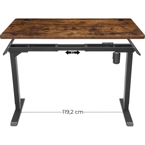 Plateau de bureau Eleonore 140 x 70 cm - Marron