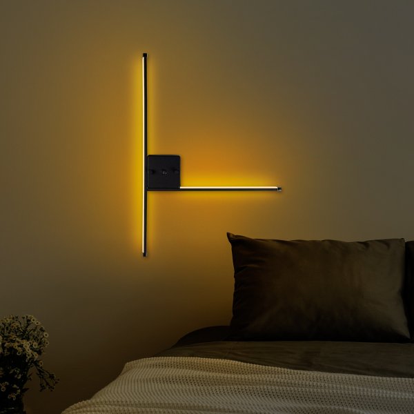 Sarf vägglampa - Svart Sarf vägglampa - Svart