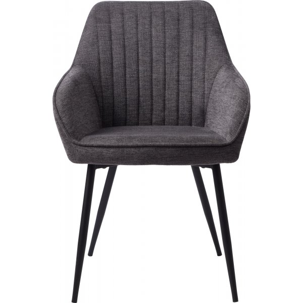 Fauteuil Casco - Motif ray gris fonc