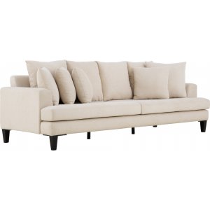 Soffa beige 4-sits med lösa kuddar - Remy Soffa beige 4-sits med lösa kuddar - Remy