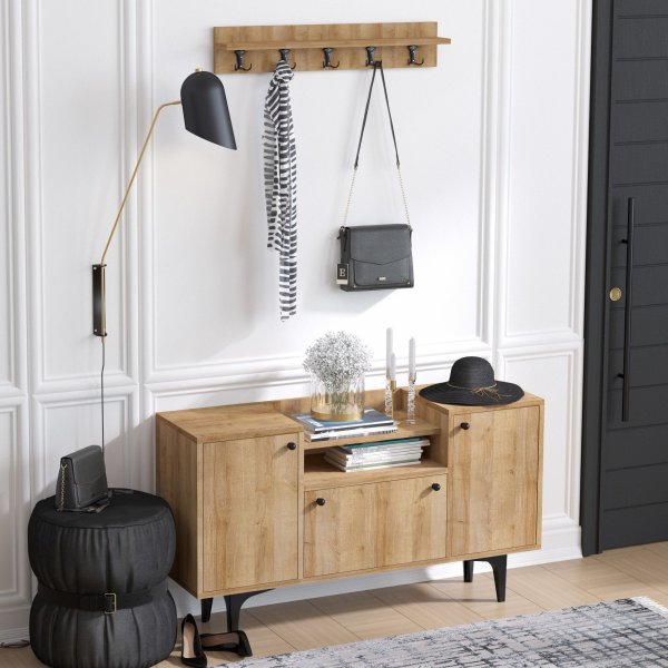 Grady skoskåp - Ek Grady skoskåp - Ek