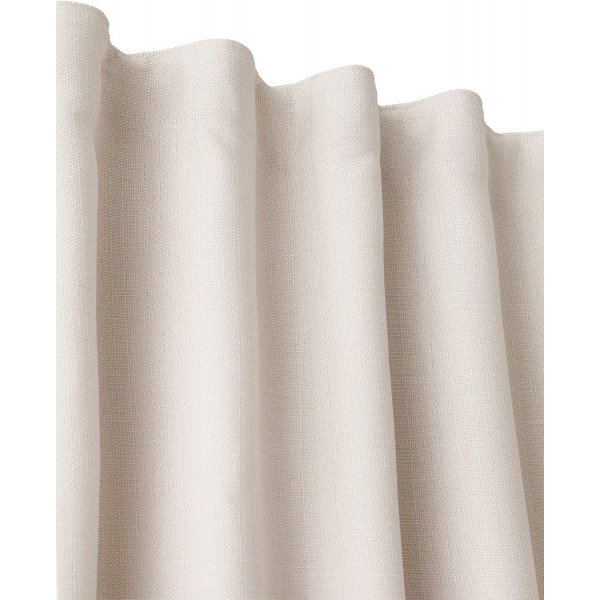 Rideau Olle lot de 2 2 x 135 x 280 cm - Beige Rideau Olle lot de 2 2 x 135 x 280 cm - Beige