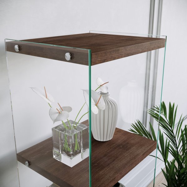 Niagara bokhylla 120 cm - Valnöt Niagara bokhylla 120 cm - Valnöt