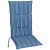 Vinge dyna till positionsstol och hammock - Blå/Ljusblå (Randig)