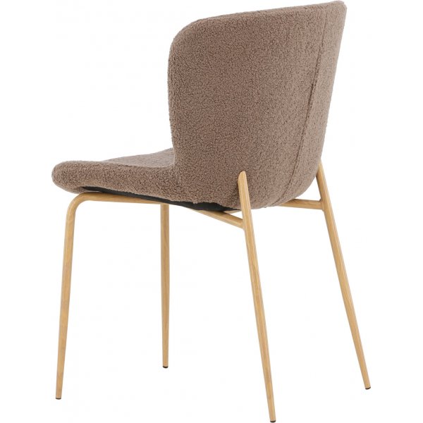 Modesto matstol - Brun boucle Modesto matstol - Brun boucle