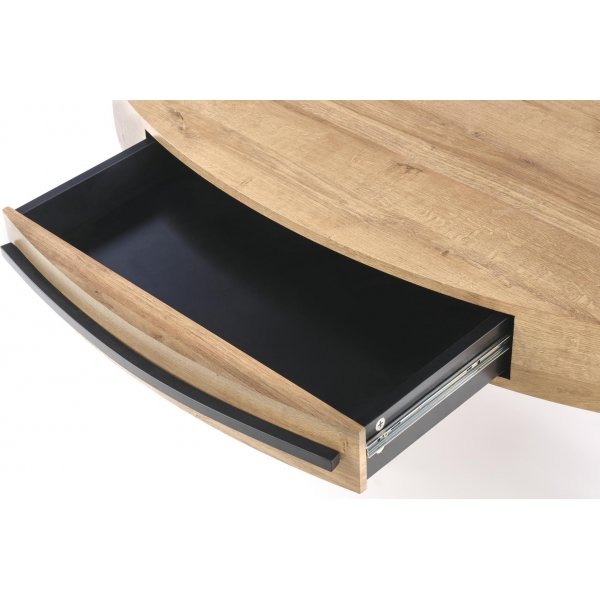Table basse Carolina 120 x 60 cm - Chêne/noir Table basse Carolina 120 x 60 cm - Chêne/noir