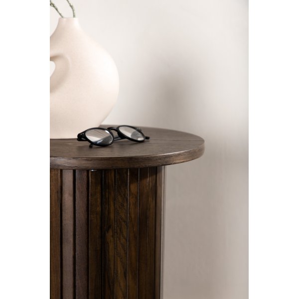 Bianca sidobord Ø40 cm - Mocka Bianca sidobord Ø40 cm - Mocka