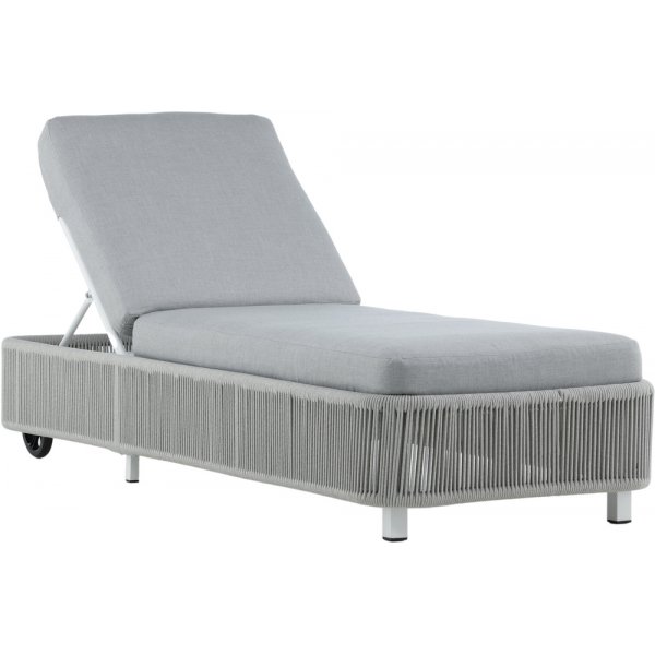 Virya solsäng - Grå/Vit Virya solsäng - Grå/Vit