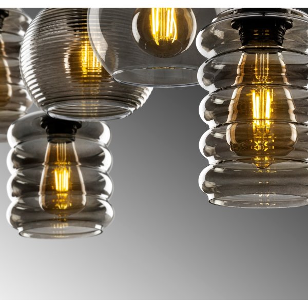 Plafonnier Smoke 71 - Noir