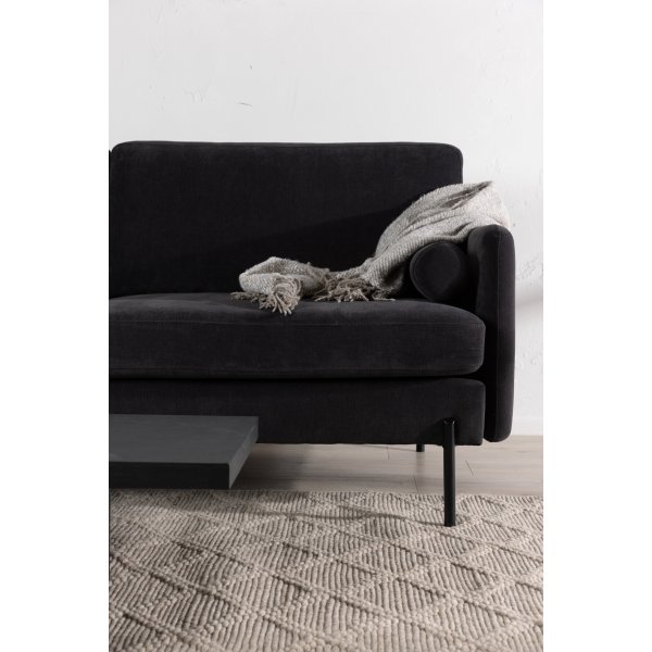 Antibes 2-sits soffa - Svart/Mörkgrå Antibes 2-sits soffa - Svart/Mörkgrå