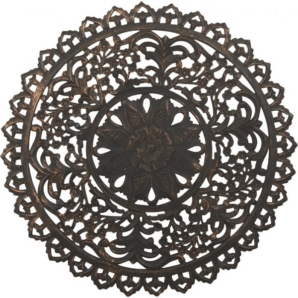 Carve vggtavla 90 cm - Guld/Svart