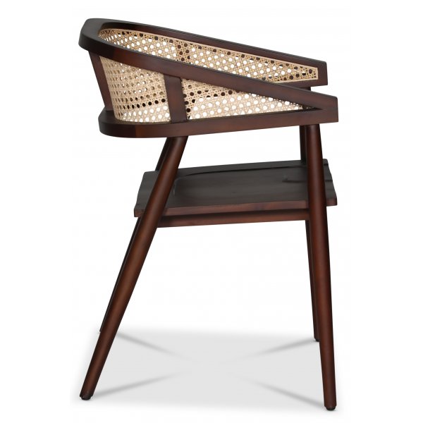 Skaraborg karmstol - Brun mahogny/rotting Skaraborg karmstol - Brun mahogny/rotting