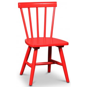 2 st Nils pinnstol för barn - Röd - Barnbord och stolar, Barnmöbler