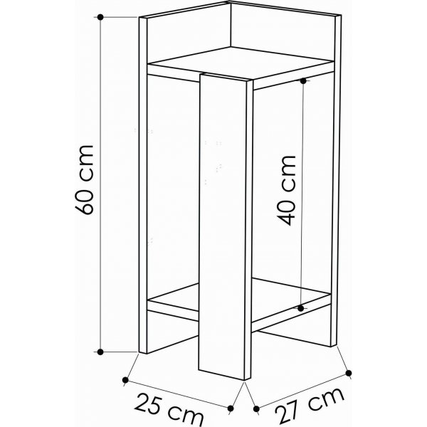 Elos sängbord set - Vit Elos sängbord set - Vit
