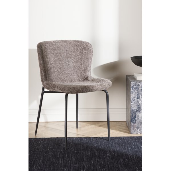 Modesto matstol - Brun boucle Modesto matstol - Brun boucle