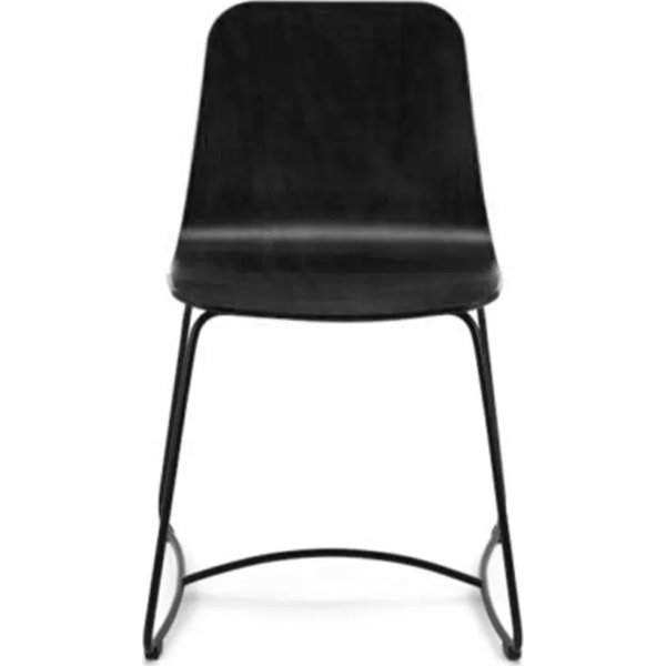 Chaise de salle  manger Hips avec base en mtal - Couleur de sige en option