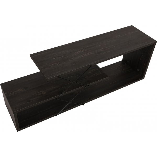 Banc multimédia Zigzag - Brun foncé Banc multimédia Zigzag - Brun foncé