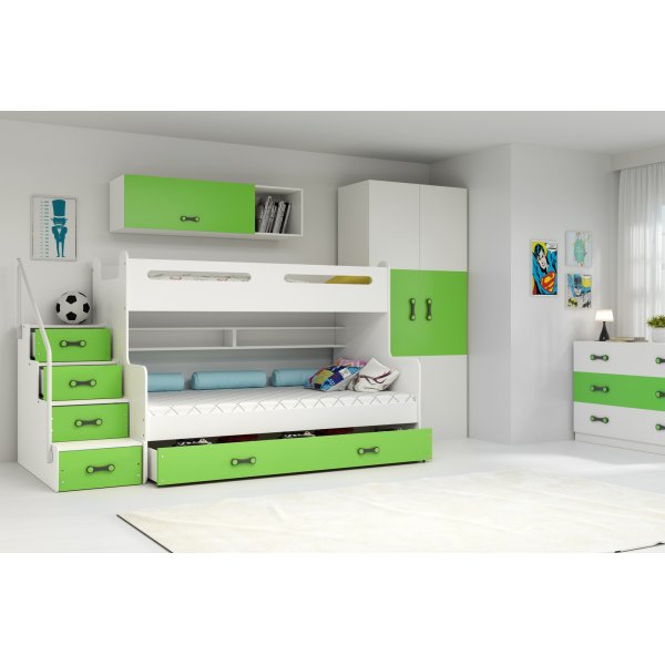 Max vningssng med frvaringslda 120 x 200 cm - Valfri frg