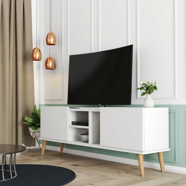 Carma TV-bänk - Vit Carma TV-bänk - Vit