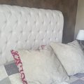 Kundbild Sänggavel chesterfield - Välj din favoritfärg: Rejäl lyxig sänggavel. Så nöjd!
