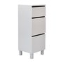 Box byr 3 ldor - Vit