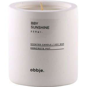 Bougie parfume Bby Sunshine haute - Blanc