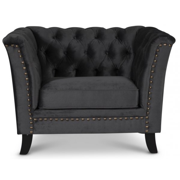 Chesterfield Liverpool ftlj - Antracitgr sammet