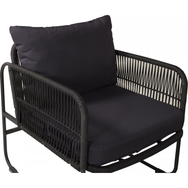 Groupe de canapés Utah - Noir Groupe de canapés Utah - Noir