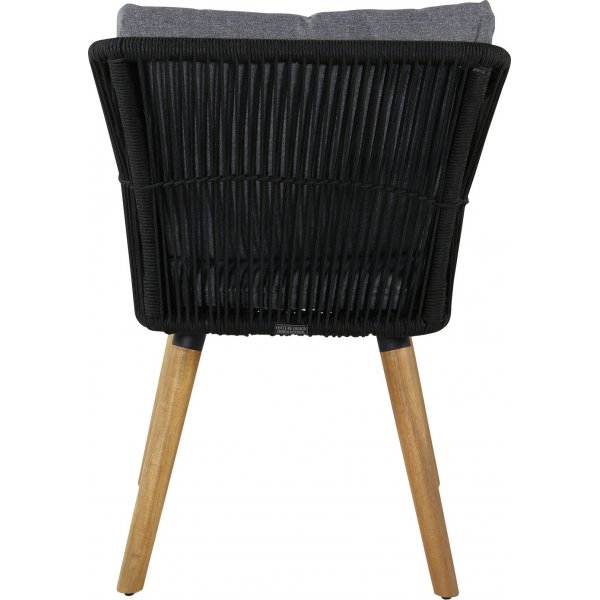 Chania stol - Svart/Grå/Natur Chania stol - Svart/Grå/Natur