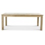 Jasmine matbord med svarta grantiplattor - 195x95 cm
