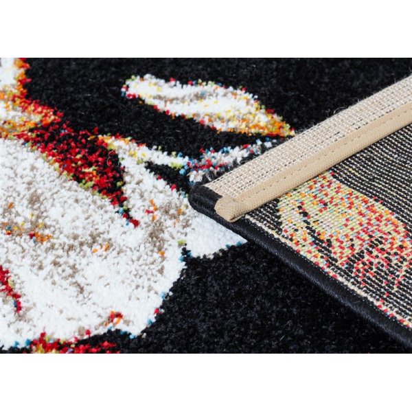 Maskinv�vd matta Roger - Svart