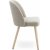 Chaise de salle  manger Anne - Boucl beige