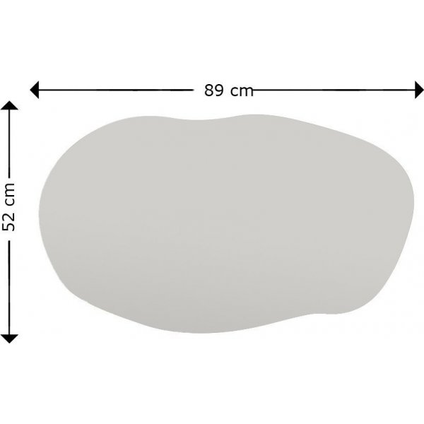 Losse wandspiegel - Zwart