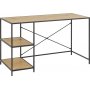 Seaford bureau 130 cm - Eiken/zwart