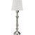 Lampe  poser Therese - Blanc cass/argent antique - 43 cm