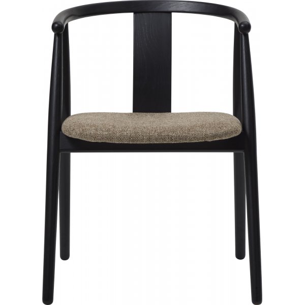 Fauteuil Dictu - Latte/noir Fauteuil Dictu - Latte/noir