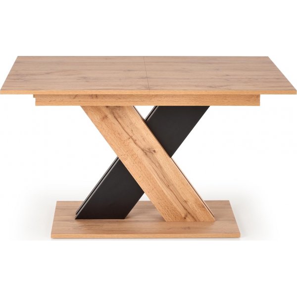 Table à manger River 130-175 cm - Chêne Wotan/noir Table à manger River 130-175 cm - Chêne Wotan/noir