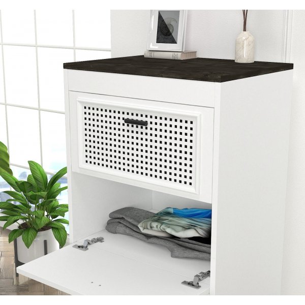 Done byr - Vit/mrkbrun