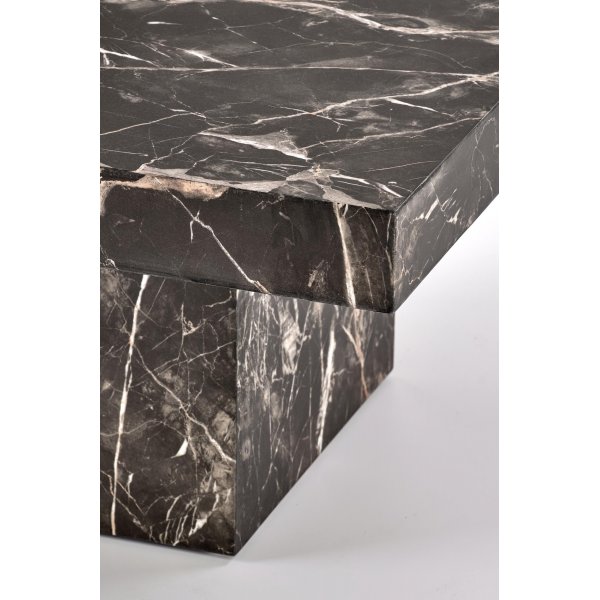 Monolit soffbord 80 x 80 cm - Svart marmor Monolit soffbord 80 x 80 cm - Svart marmor