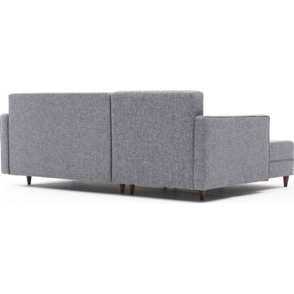 Aydam slaapbank links - Lichtgrijs