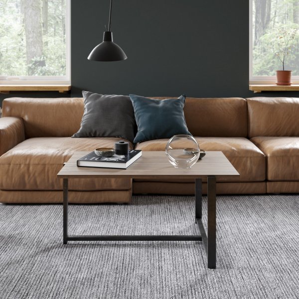 Table basse Merida 92 x 64 cm - Noyer/noir Table basse Merida 92 x 64 cm - Noyer/noir