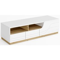 Daytona TV-bänk B150 cm - Vit / Ek Daytona TV-bänk B150 cm - Vit / Ek