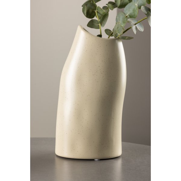 Vase Ernst - Beige/Noir Vase Ernst - Beige/Noir
