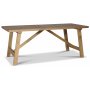 Woodforge matgrupp bord med 6 st stolar i tervunnet tr