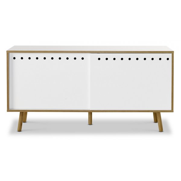 HAY sideboard - Vit/Oak