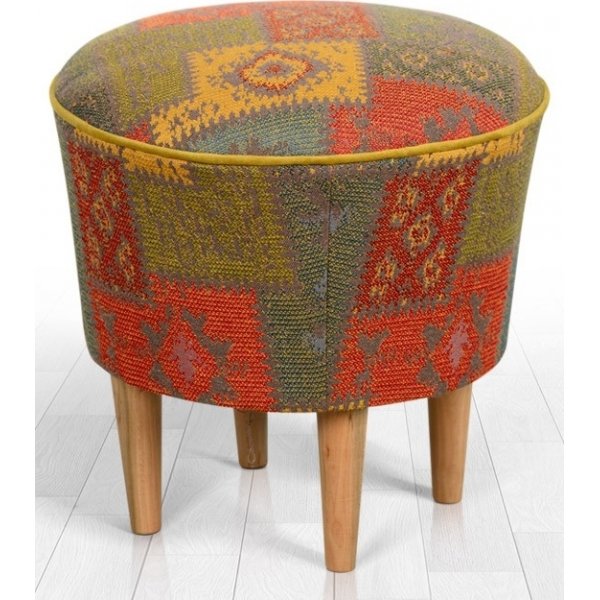 Rugg sittpuff 2 - Flerfärgad Rugg sittpuff 2 - Flerfärgad