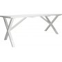 Matbord Scottsdale 190 cm - Vit + Textilskydd fr mbler